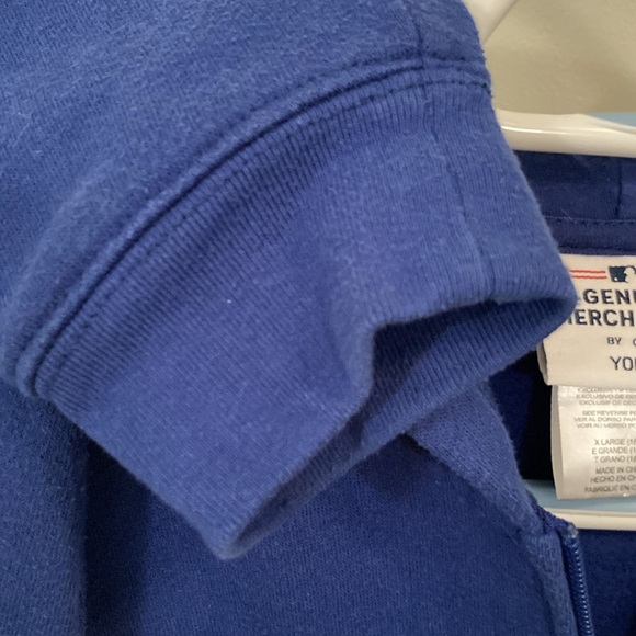 Toronto Blue Jays Youth Homegrown Wordmark - Full-Zip Hoodie - Royal - Picture 5 of 5